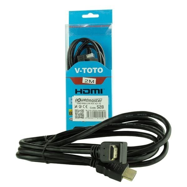 Powermaster L Uçlu Hdmı Kablo 2 Metre Pc Bilgisayar Uydu Cihazı Görüntü Kablosu