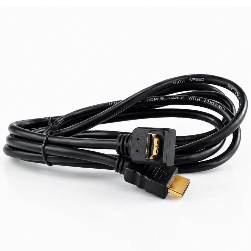 Powermaster L Uçlu Hdmı Kablo 2 Metre Pc Bilgisayar Uydu Cihazı Görüntü Kablosu