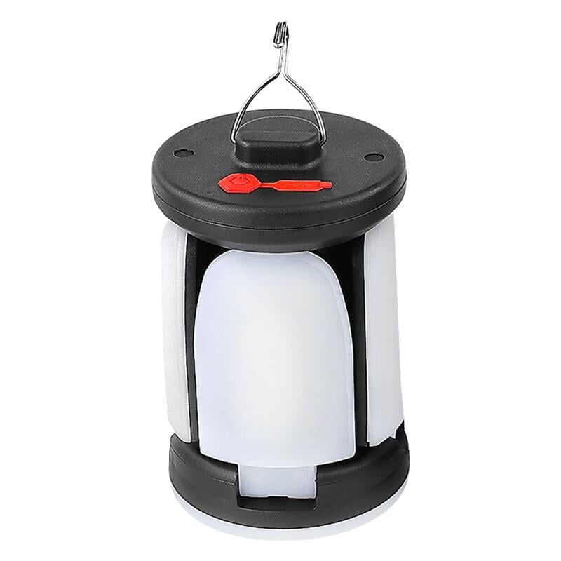 Powermaster Şarjlı Kamp Lambası Aydınlatma 150 Watt Usbli Led Askı Aparatlı 3 Modlu Katlanabilir 4 Kanat