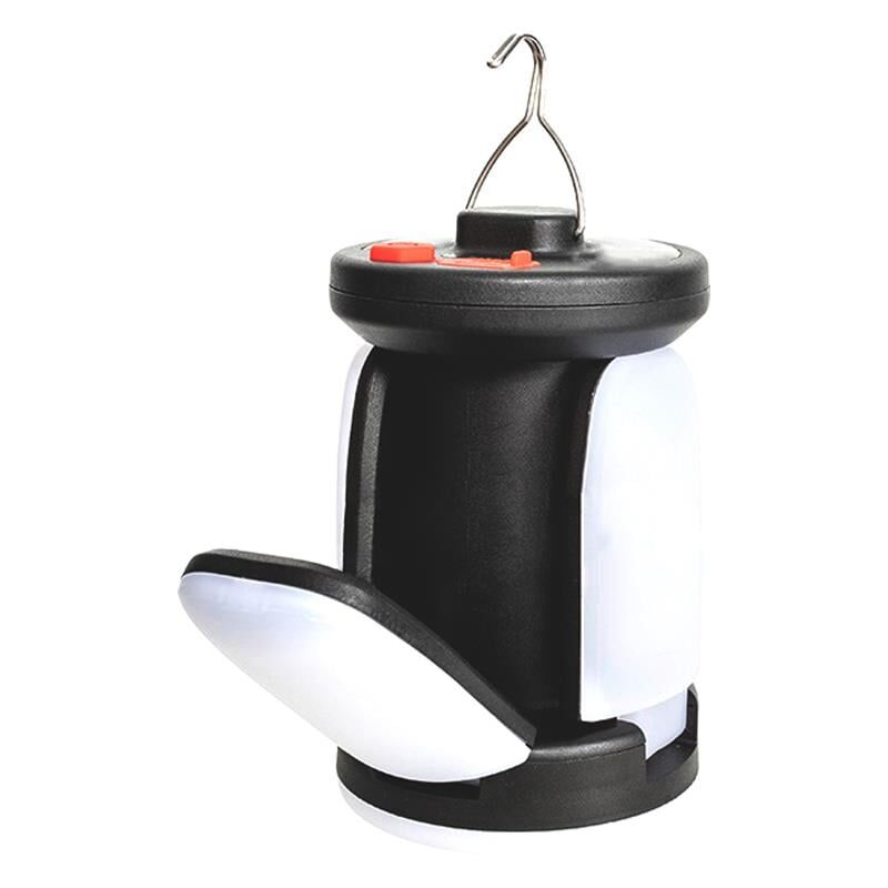 Powermaster Şarjlı Kamp Lambası Aydınlatma 150 Watt Usbli Led Askı Aparatlı 3 Modlu Katlanabilir 4 Kanat