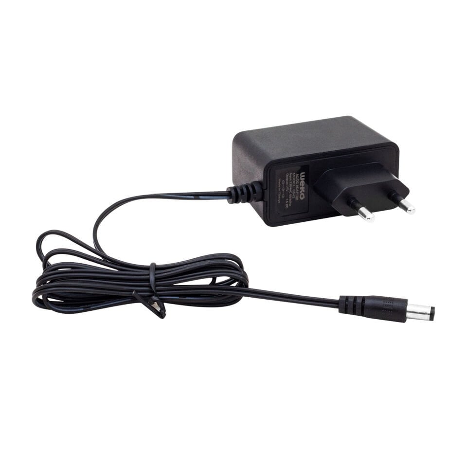 Weko 12 Volt 1 Amper 10 Watt Priz Tipi Adaptör 5.5x2.5 Uçlu Güvenlik Kamerası Led Şarjlı El Aletleri Adaptörü