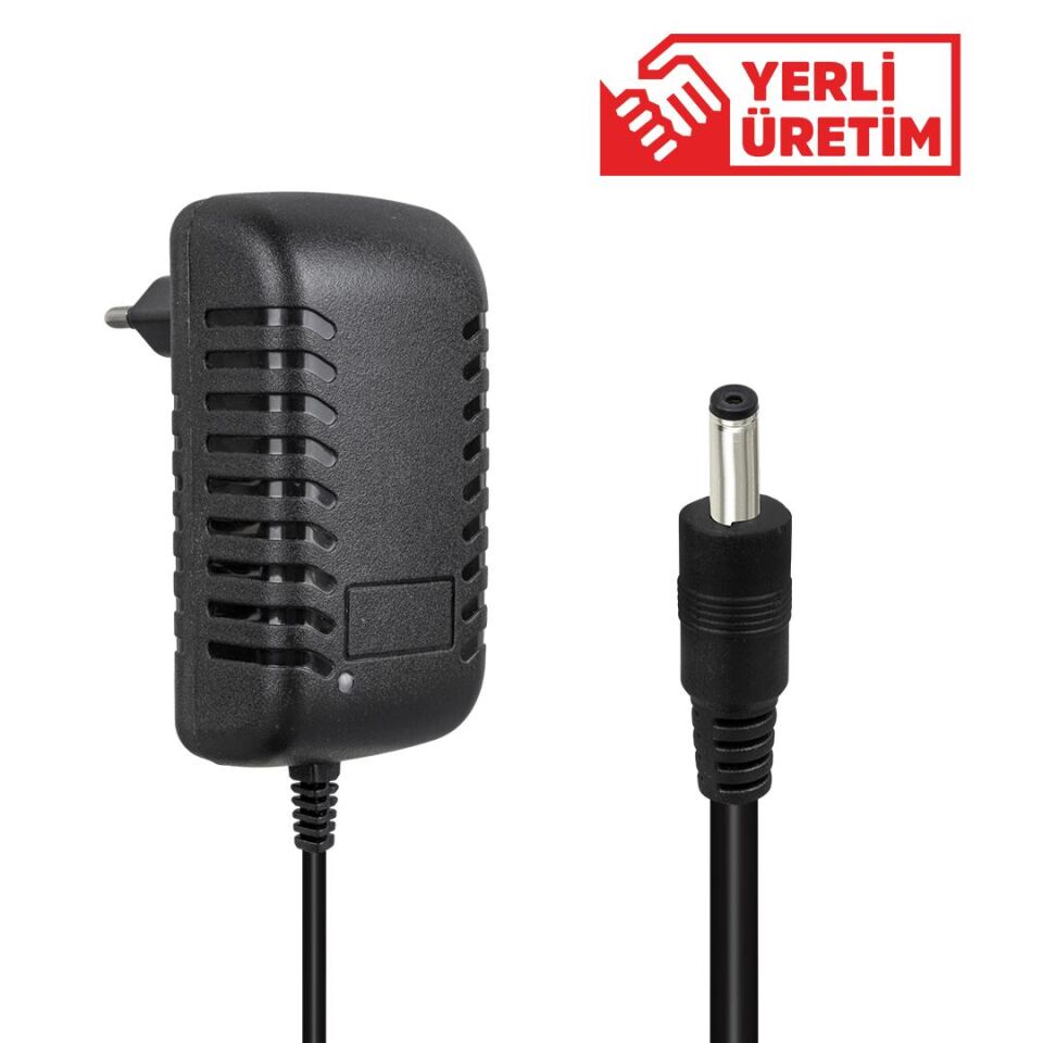 Weko 7.8 Volt - 1 Amper 4.0*1.7 Uçlu Gösterge Ledli Yerli Üretim Akü Şarj Adaptörü