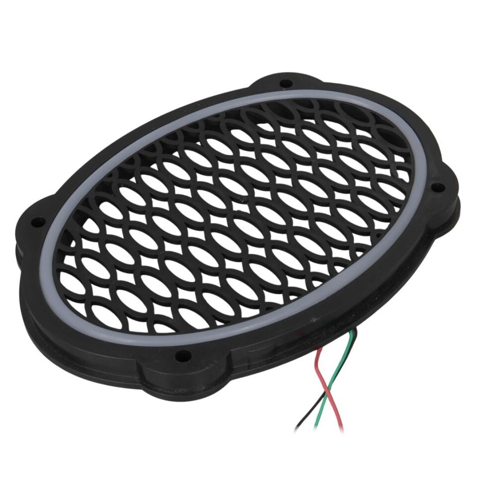 Poke PK-5653 4 Adet Oval Oto Hoparlör Kapağı Kumandalı Pixel Ledli RGB Animasyonlu Kapak