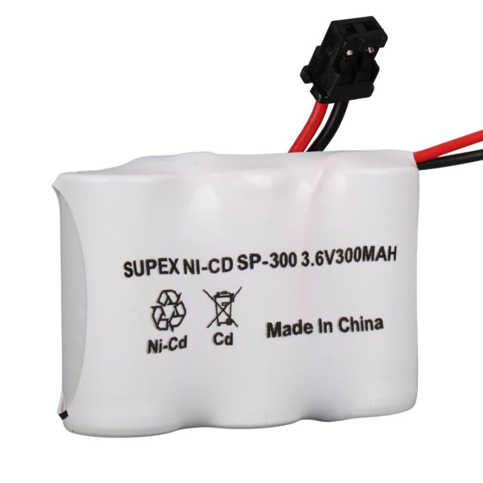 Supex Sp-300 Nı Cd 3 Lü Kısa Açık 3.6 Volt 300 Mah Telsiz Telefon Pili