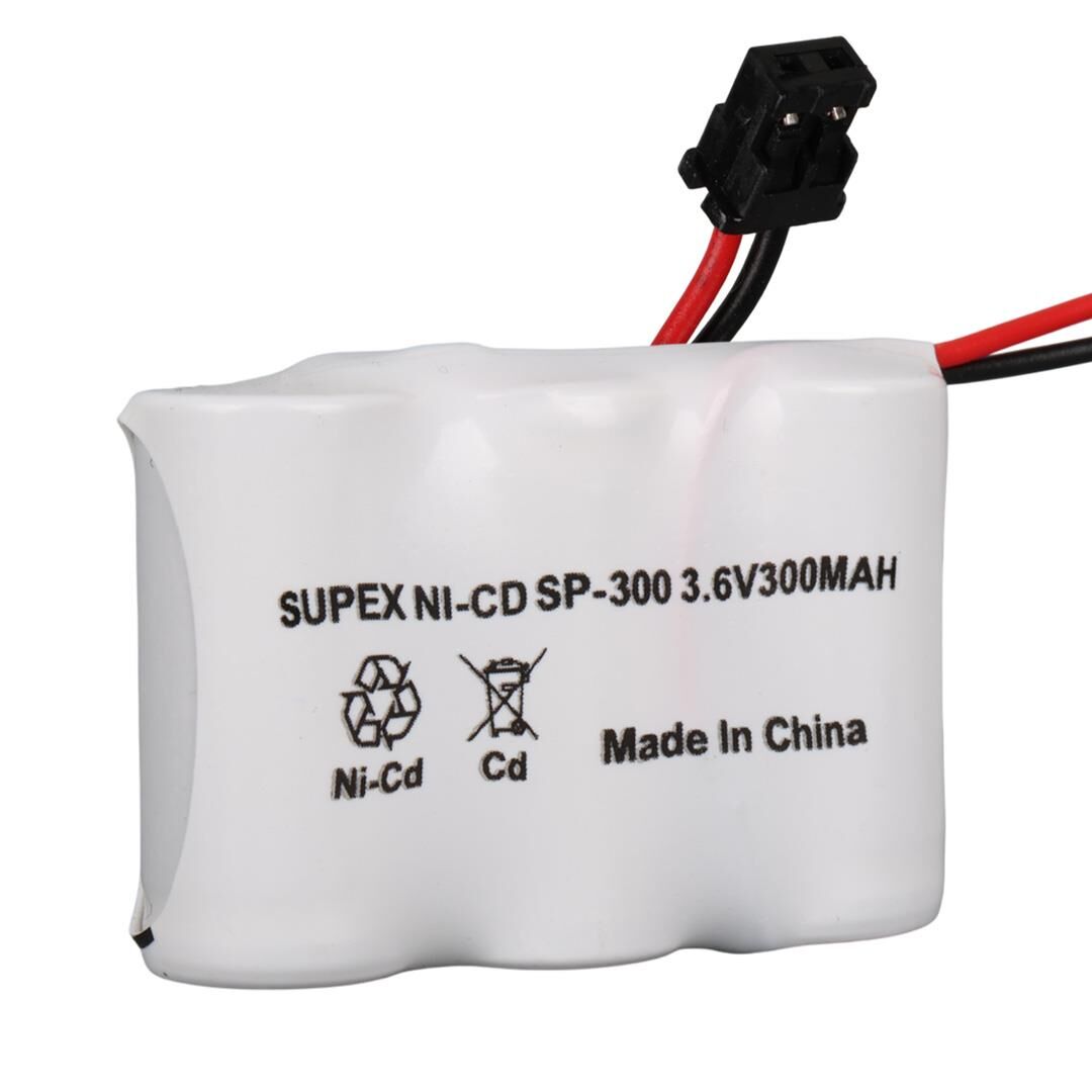 Supex Sp-300 Nı Cd 3 Lü Kısa Açık 3.6 Volt 300 Mah Telsiz Telefon Pili