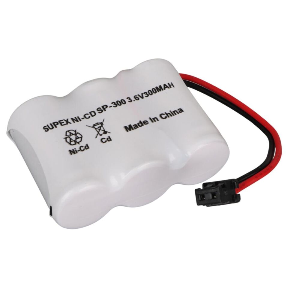 Supex Sp-300 Nı Cd 3 Lü Kısa Açık 3.6 Volt 300 Mah Telsiz Telefon Pili