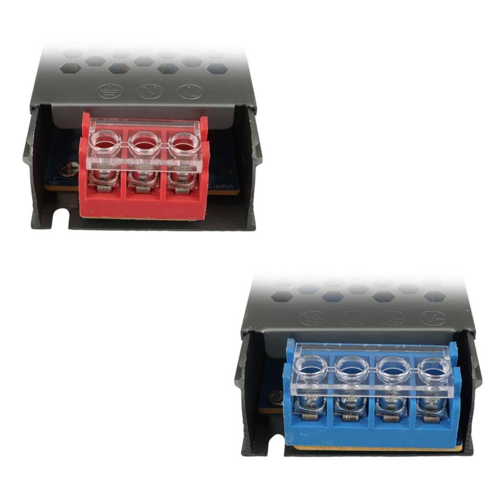 Ayt Ledx ALN-M1225 12 Volt 25 Amper 210x25x18mm Ultra Slim Metal Kasa Adaptör Şerit Led Adaptörü