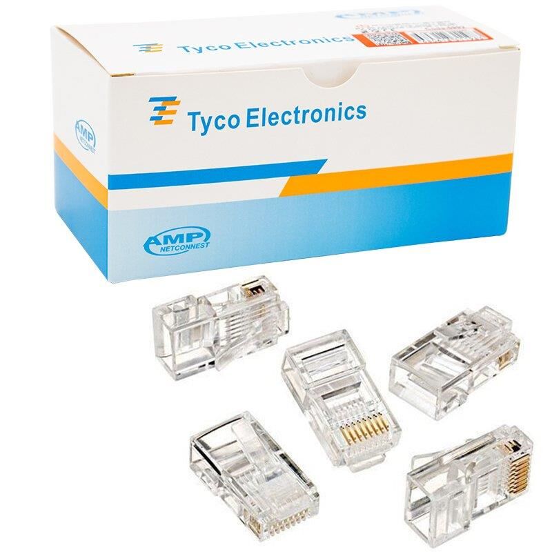 Ayt Powermaster RJ45 Cat5 Cat6 Uç Ethernet 8P8C Soket 100'lü İnternet Jack Soketi