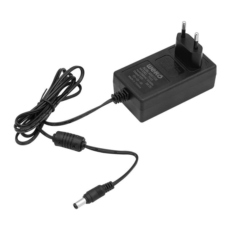 Ayt Weko 12 Volt 3 Amper 36 Watt 5.5 2.5 Uçlu Plastik Kasa Priz Tip Adaptör Yerli Üretim