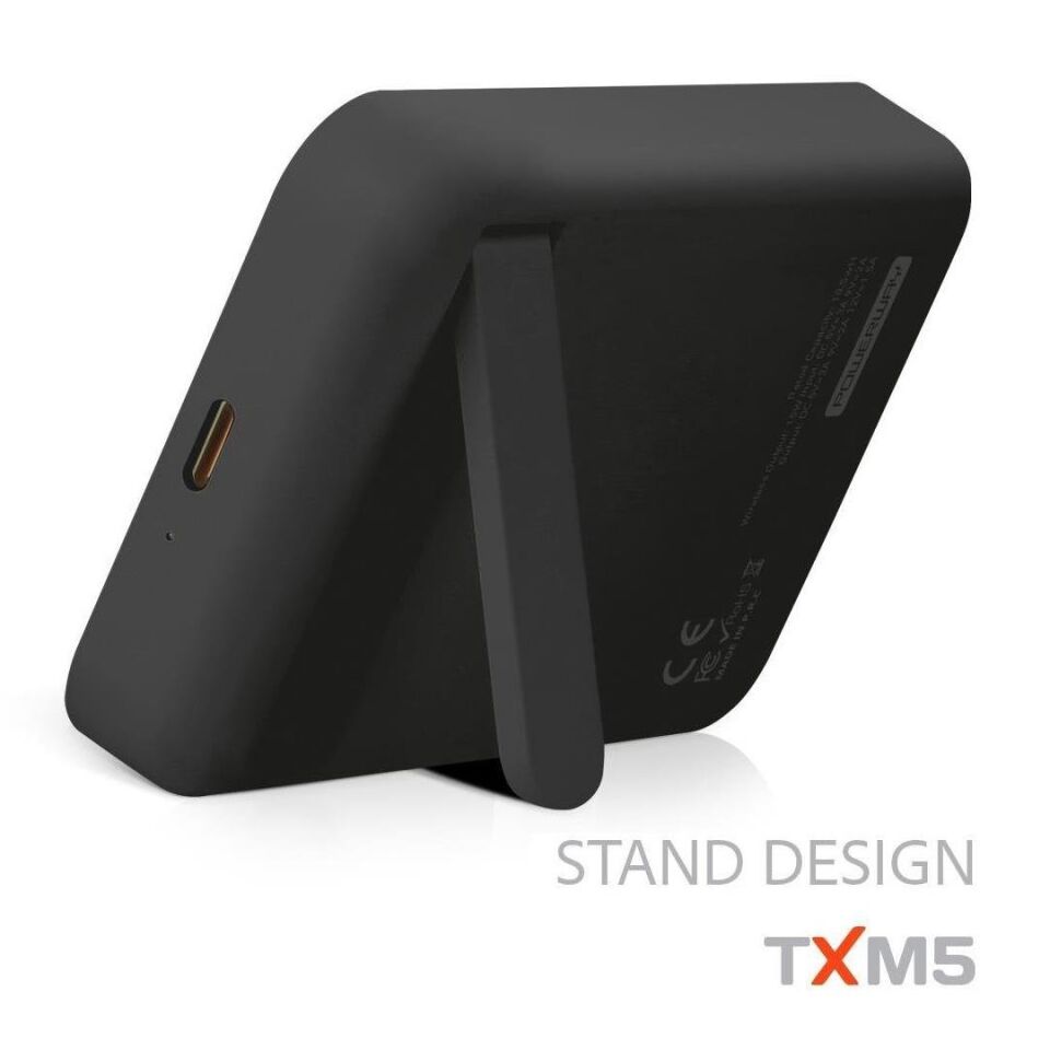 Powerway 10.000Mah PD15W Magsafe Kablosuz Wireless Taşınabilir Şarj Cihazı Siyah Powerbank TXM10