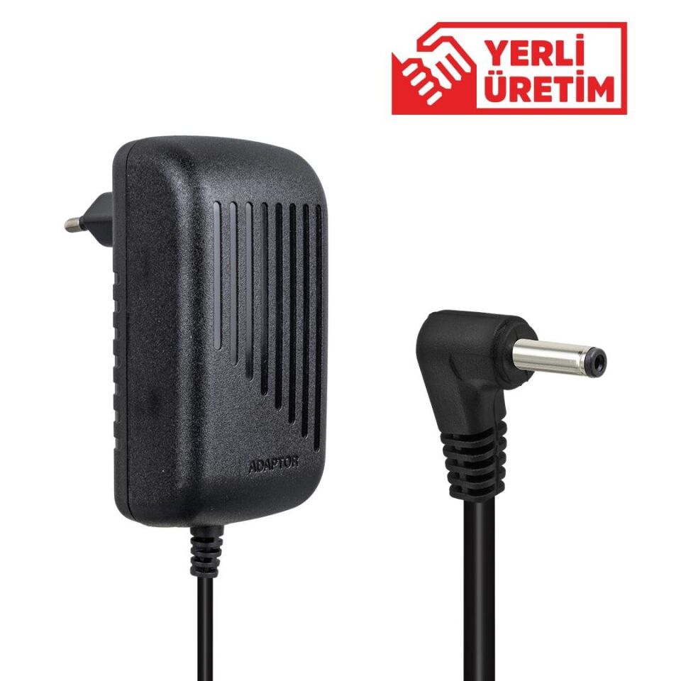 Weko 12 Volt 3 Amper 3.5x1.35 mm Uçlu Adaptör Vera Yazar Kasa Pos Cihazı Adaptörü Şarj Aleti Cihazı