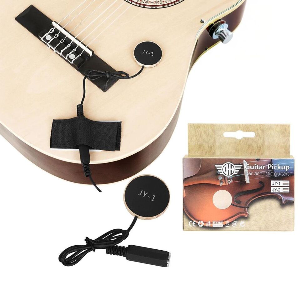 Ayt Magicvoice MV-24760 Pandura Vakumlu Gitar Bağlama Mikrofonu Gitar Keman Amfi Bağlantı Aparatı