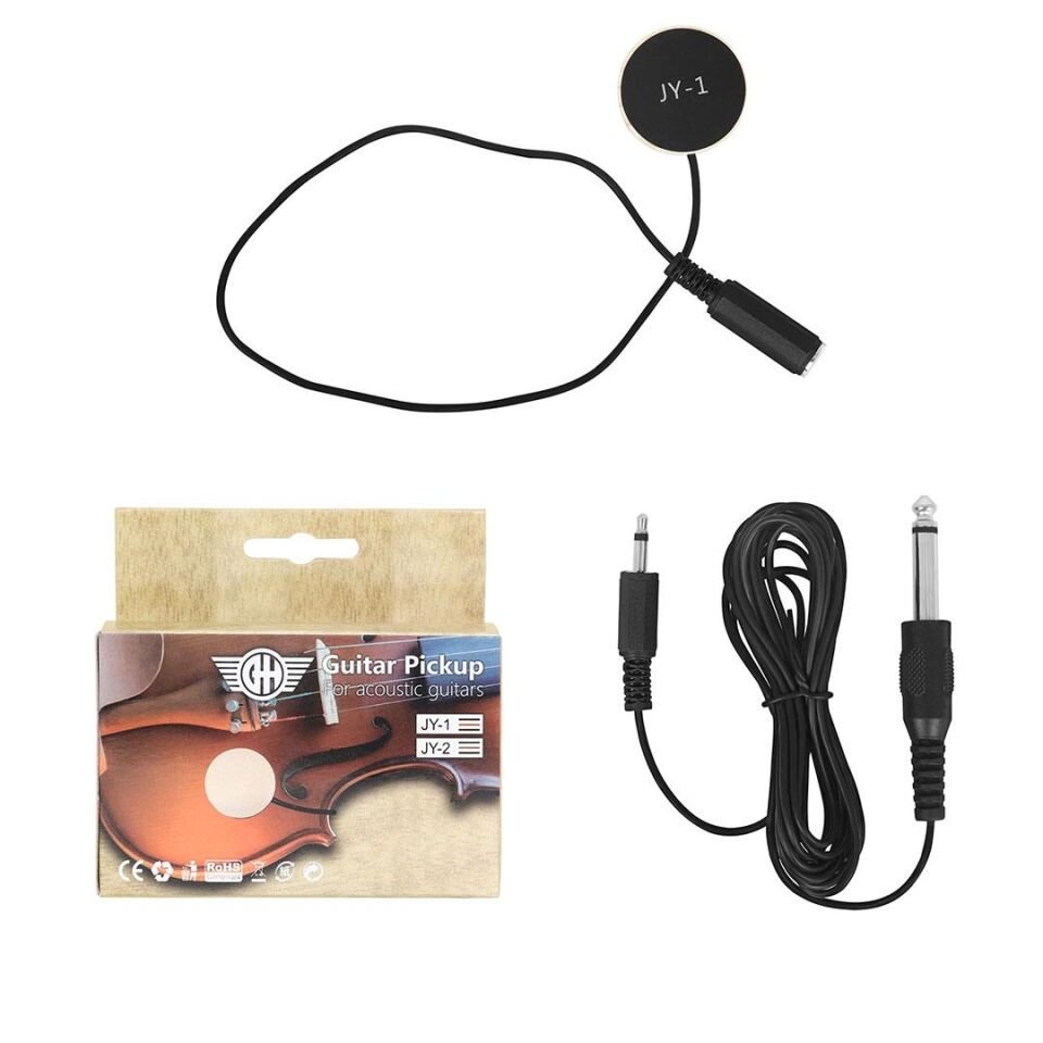 Ayt Magicvoice MV-24760 Pandura Vakumlu Gitar Bağlama Mikrofonu Gitar Keman Amfi Bağlantı Aparatı
