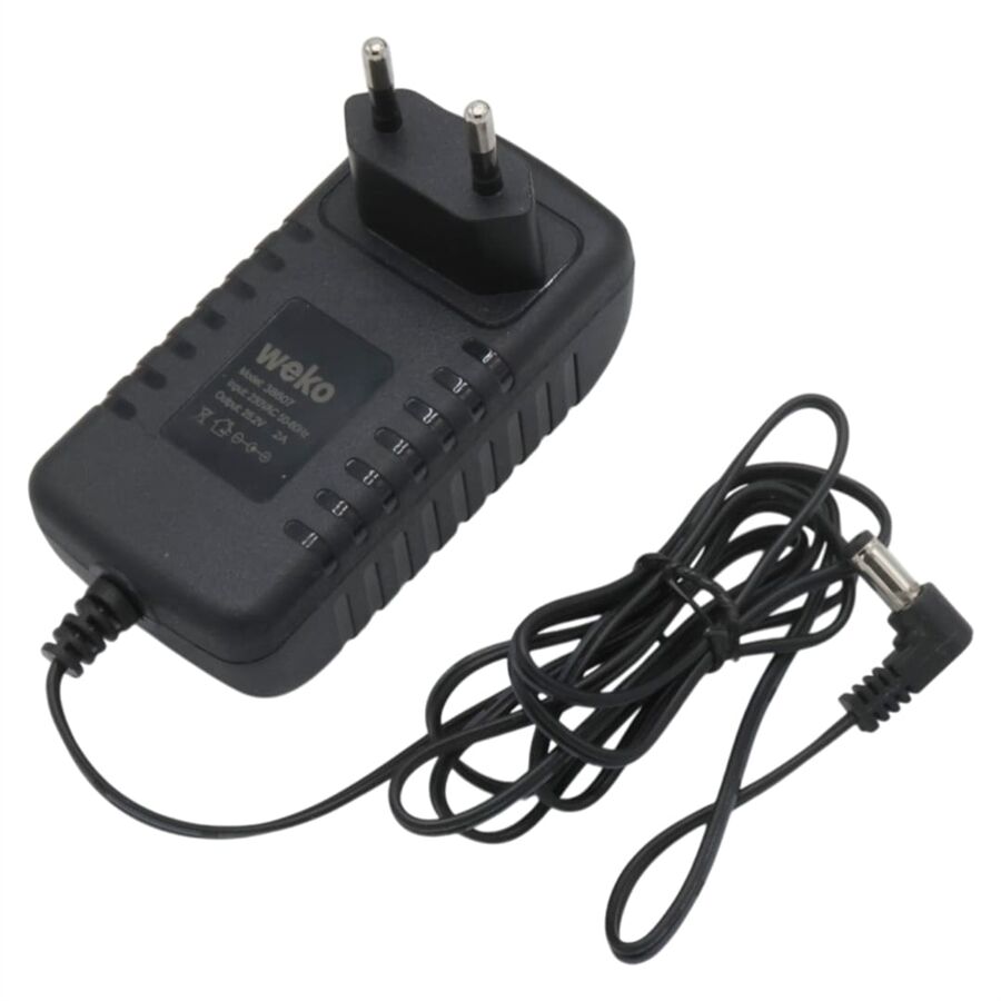 Weko 25.2 Volt - 2 Amper 5.5X2.5Mm Uçlu Yerli Üretim Priz Tipi Adaptör 1.2 Metre Uzunluk