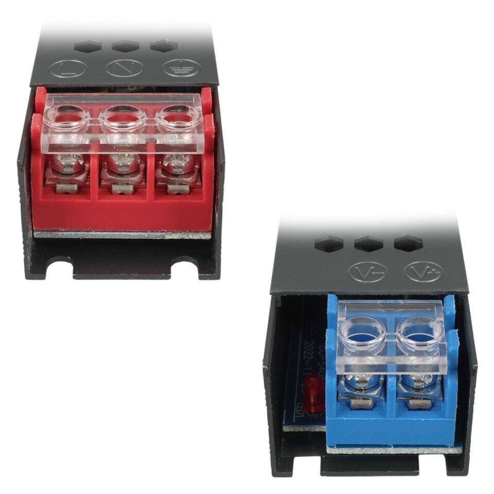 Ayt Ledx ALN-M1205 12 Volt 5 Amper 50x15x11mm Ultra Slim Metal Kasa Adaptör Şerit Led Kamera Adaptörü