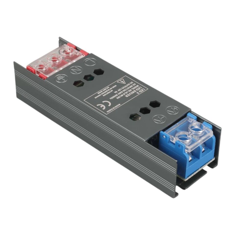 Ayt Ledx ALN-M1205 12 Volt 5 Amper 50x15x11mm Ultra Slim Metal Kasa Adaptör Şerit Led Kamera Adaptörü