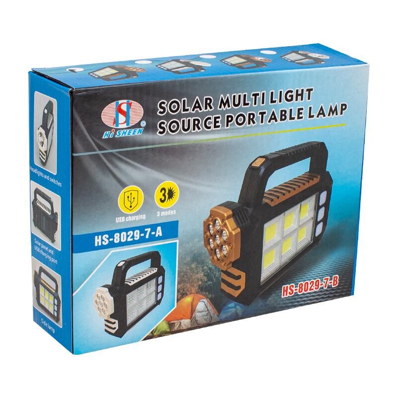 Ayt Powermaster 3 Modlu 54 Smd Ledli Taşınabilir Solar Güneş Enerjili Kamp Lambası Aydınlatma Işıldak El Feneri