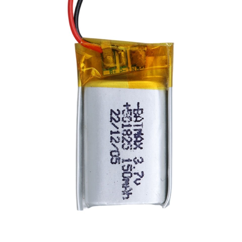 Ayt Powermaster 50x18x25 Mm 3.7 Volt 150 Mah Lityum Polimer Pil Akıllı Saat Kulaklık İntercom İçin Uygun