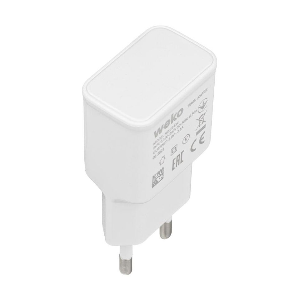 Weko WK-21434 2.1 Amper Telefon Şarj Adaptörü