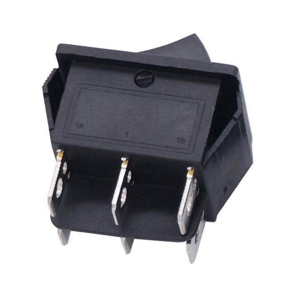 Geniş Işıksız 6 Pin Aç Kapa On Off Yaylı Açma Kapama Anahtarı Düğme Buton