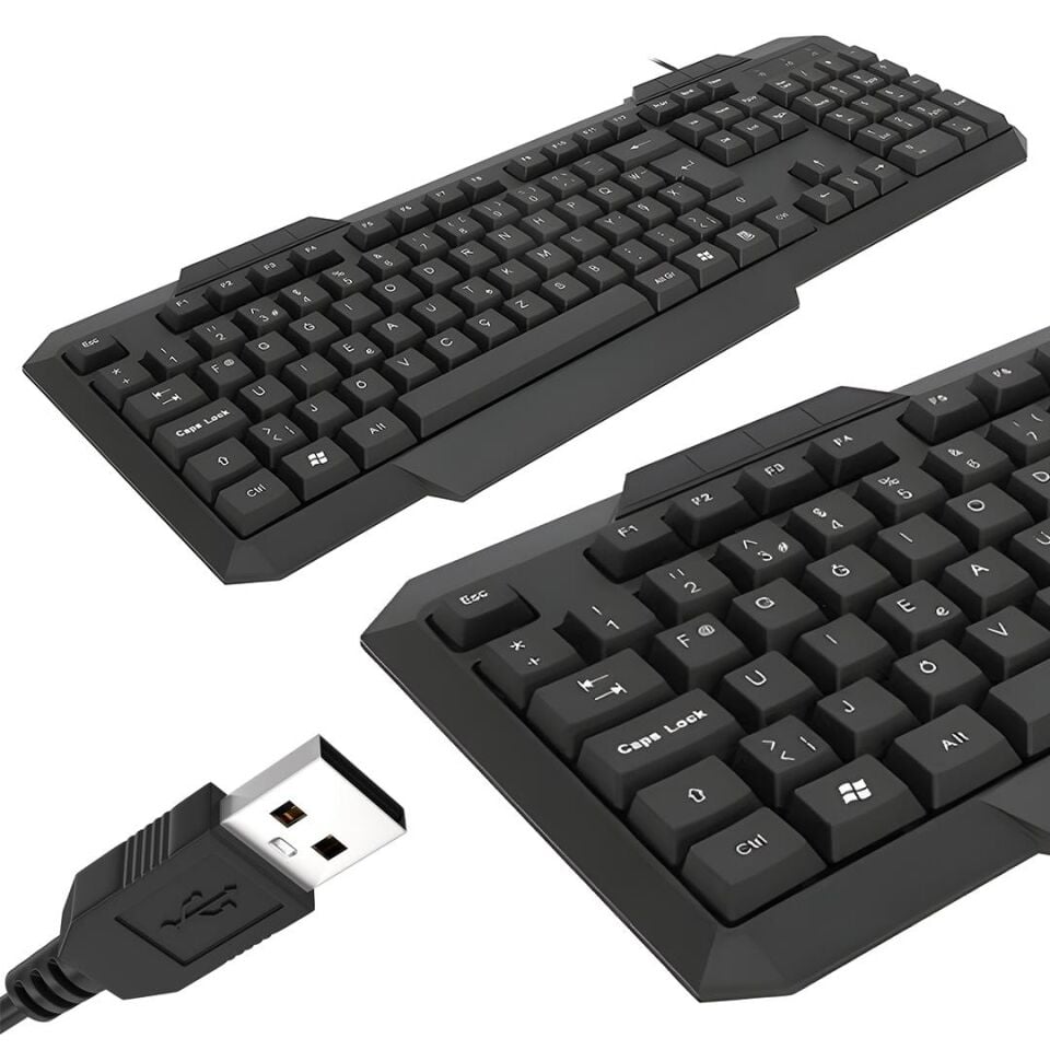 Frisby FK-4812FU F-Türkçe Standart USB Kablolu Klavye