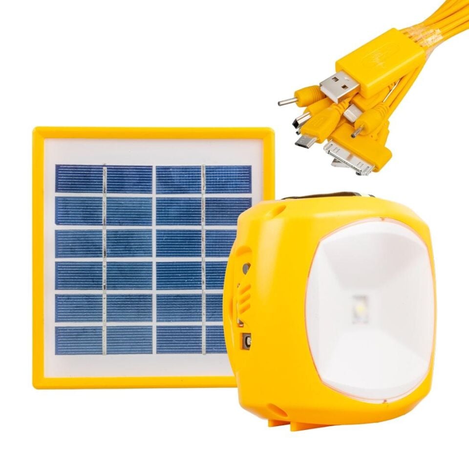 Powermaster Pm-33399 Taşınabilir Şarjlı Solar Işıldak Aydınlatma Seti Kamp Aydınlatması Işıldak El Feneri