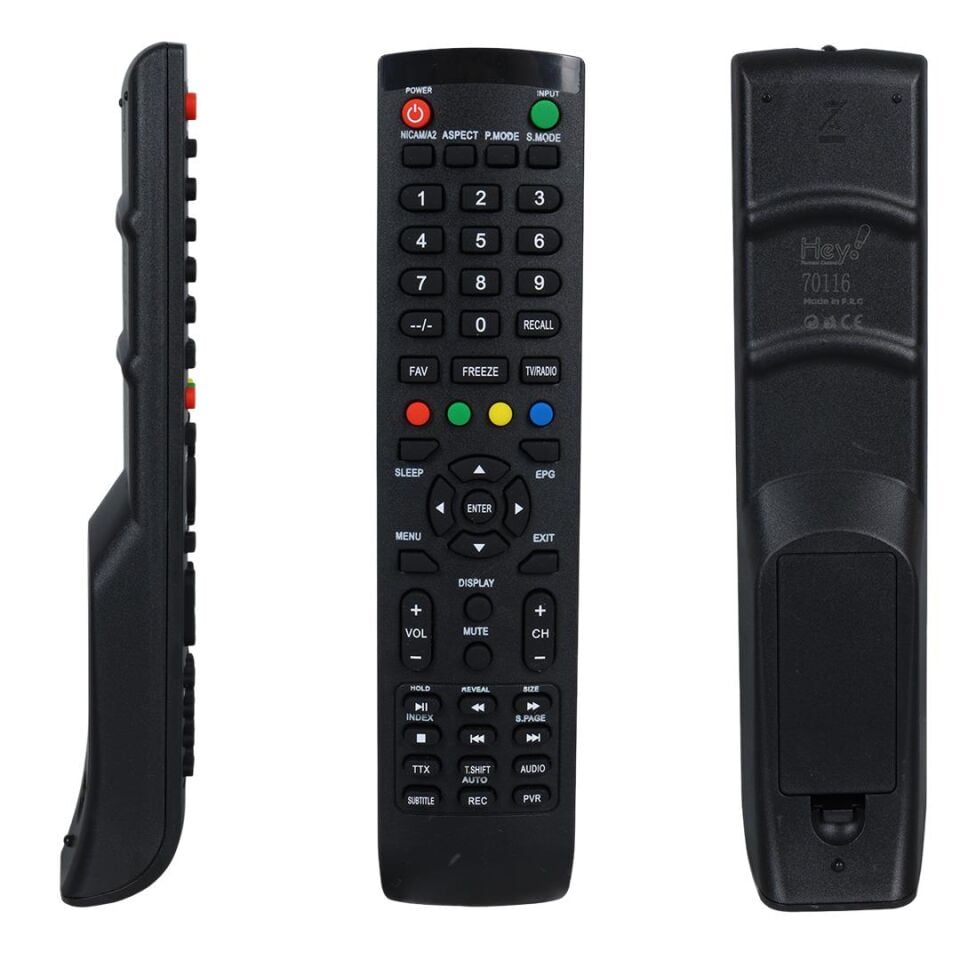 Ayt Vestel Altus Arçelik Beko Arctic Blomberg Küçük Kalıp Lcd Led Tv Kumandası Uzaktan Kumanda