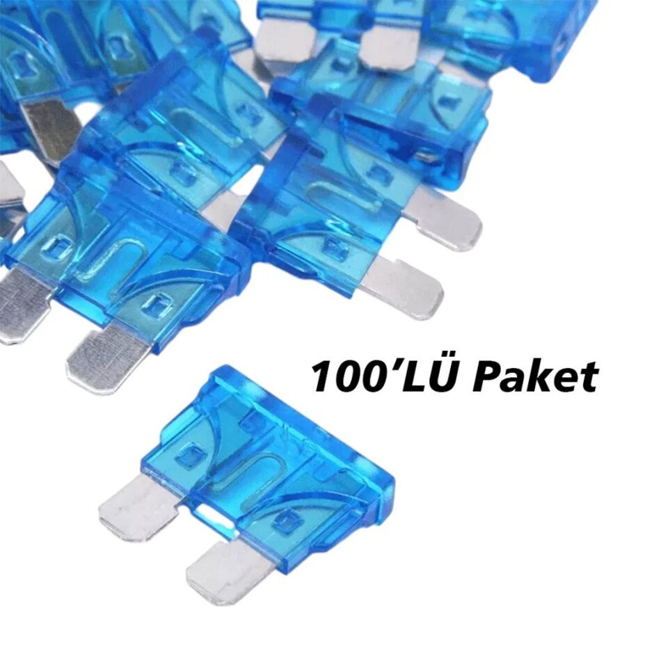BIÇAKLI OTO SİGORTA 15 AMPER (100LÜK PAKET)