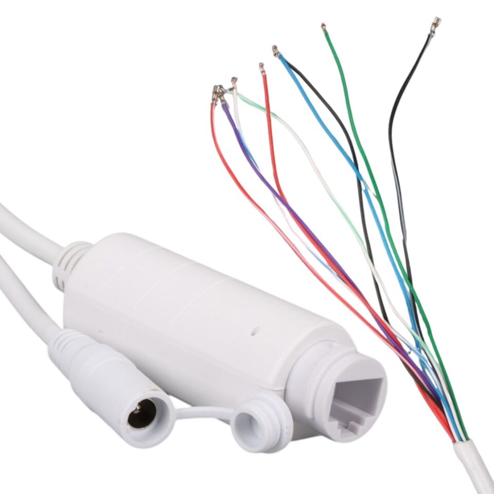 Novacom 9056 48V-12V 2 Amper PD4812 IP Poe Kartlı Splitter Kamera Kablosu (1,25-8Y/PH-2Y)