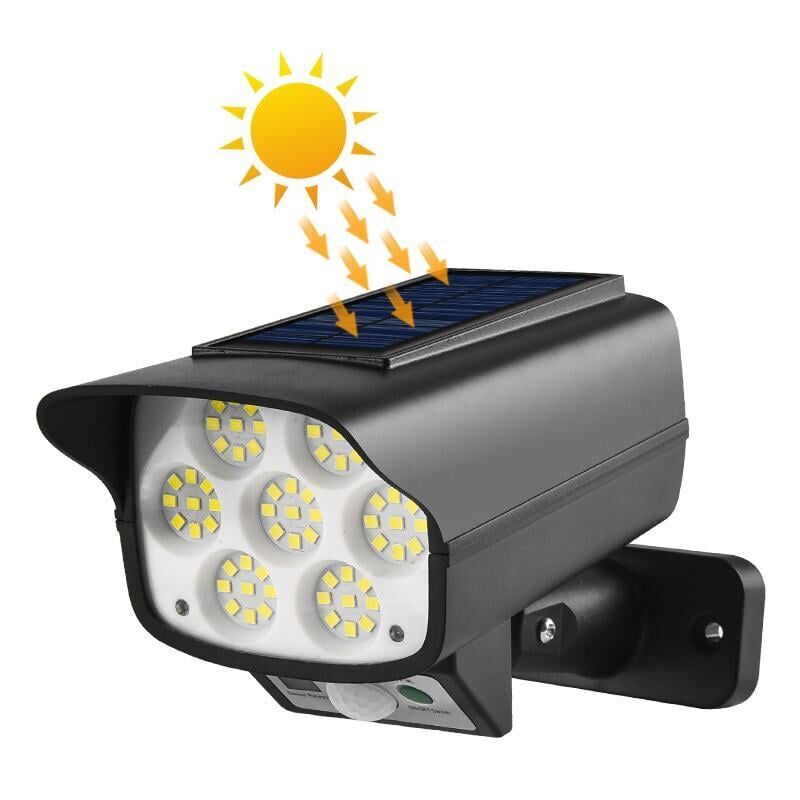 Ayt Powermaster SH-863A Kamera Görünümlü Hareket Sensörlü 63 Ledli Solar Güneş Enerjili Lamba Bahçe Aydınlatma