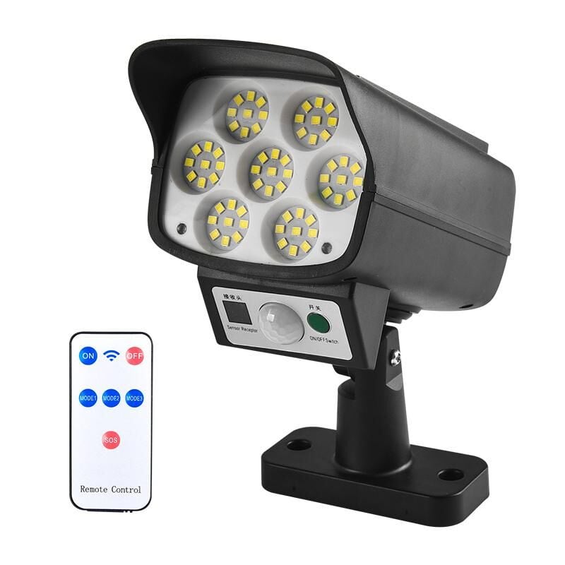 Ayt Powermaster SH-863A Kamera Görünümlü Hareket Sensörlü 63 Ledli Solar Güneş Enerjili Lamba Bahçe Aydınlatma
