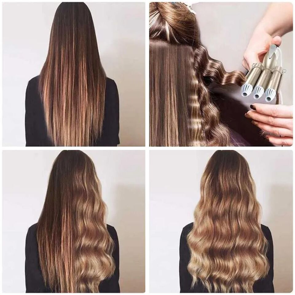 Premio T-0042 Triple Su Dalgası Profesyonel Saç Şekillendirici Maşası