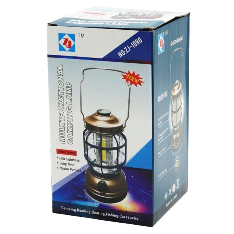 Ayt Powermaster ZJ-1990 Çok Fonksiyonlu Kamp Lambası Pilli Işıldak Aydınlatma