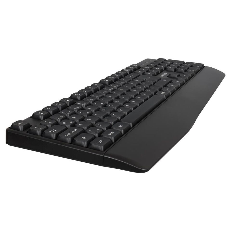 Philips SPK634B USB Kablosuz Ofis Tipi Siyah Numpadli Türkçe Q Klavye