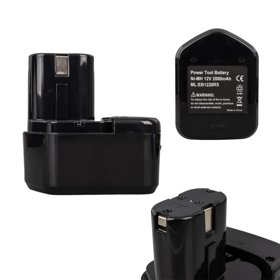 Ayt Hitachi Uyumlu Matkap Bataryası EB1220RS 2000 MA Akülü Vidalama Pili