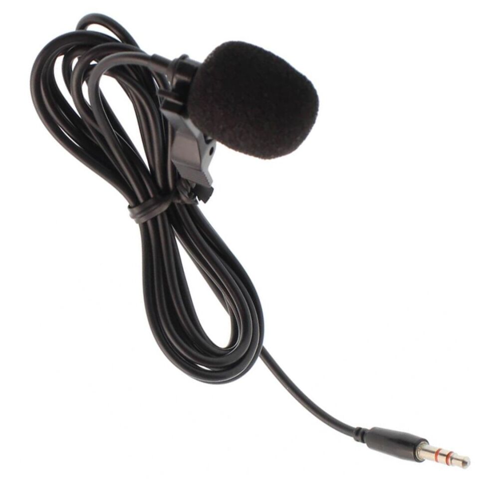 HELLO HL-5344 3.5 MM 3 BOĞUMLU AUX KABLOLU YOUTUBER YAKA MİKROFONU