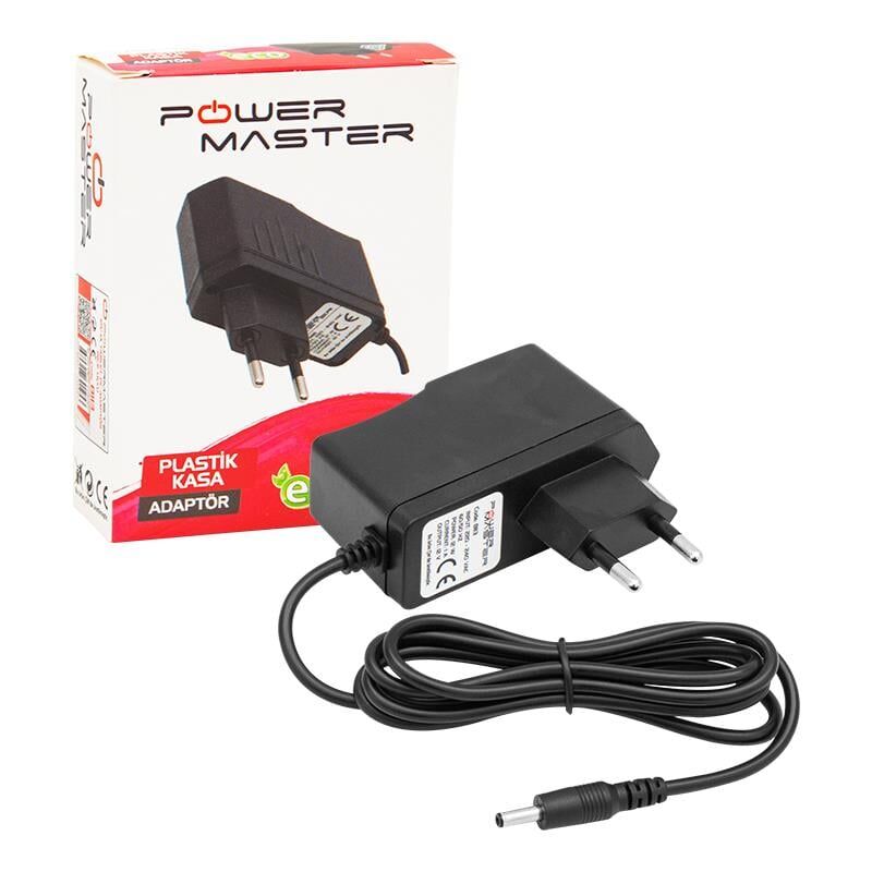 Powermaster Pm-8113 12 Volt 1 Amper Modem Ev Ve Mutfak Aletleri Adaptörü 3.5 1.35 Uçlu Priz Tipi Adaptör
