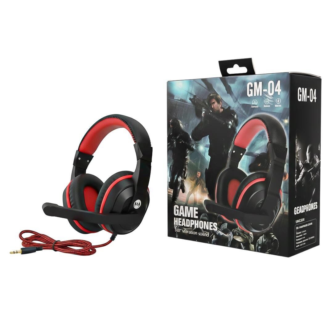 HELLO HL-5351 3.5MM STEREO KABLOLU LEDLİ MİKROFONLU SİYAH OYUNCU KULAKLIK