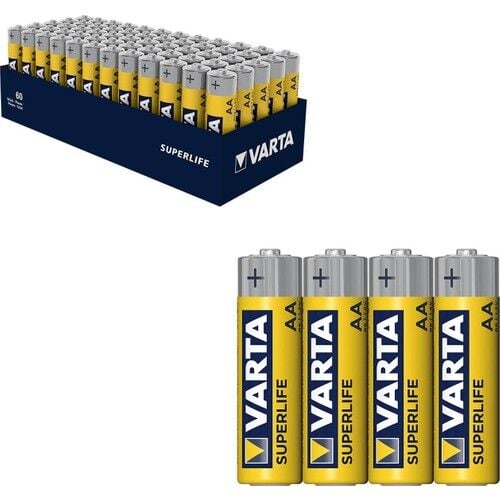 Varta Superlife Çinko AA Kalem Pil 60'lı Paket