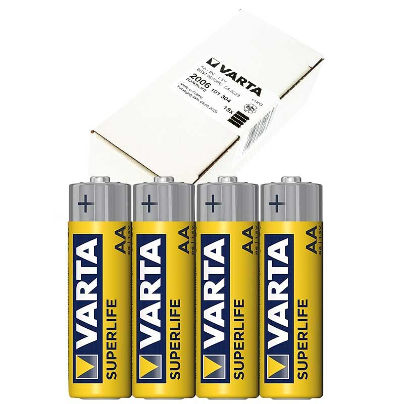 Varta Superlife Çinko AA Kalem Pil 60'lı Paket