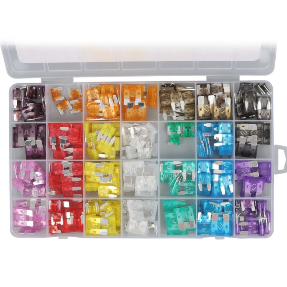 Powermaster Pm-28531 300 Parça Micro Mini Standart Oto Sigorta Kiti Karışık Araç Sigorta
