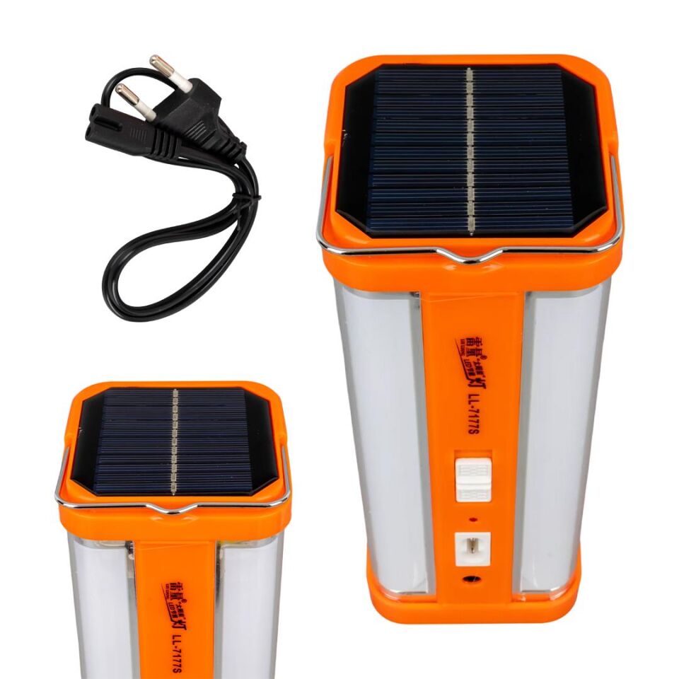 Powermaster LL-7177S Taşınabilir Şarjlı Kamp Lambası Aydınlatma El Feneri Işıldak Su Geçirmez 2 Kademeli