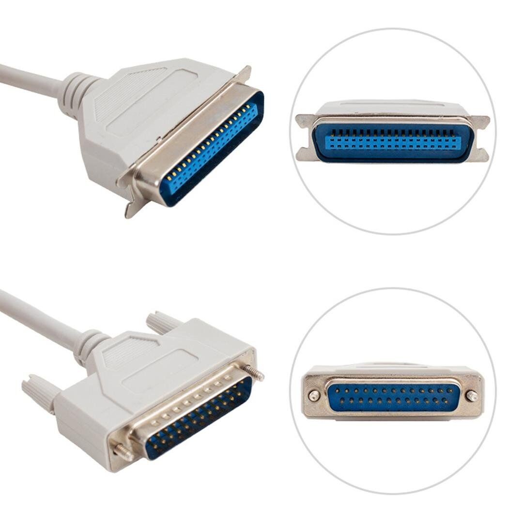 Powermaster PM-4940 1.5 Metre IEEE1284 DB25 Erkek - DB25 Dişi Paralel LPT Yazıcı Kablosu