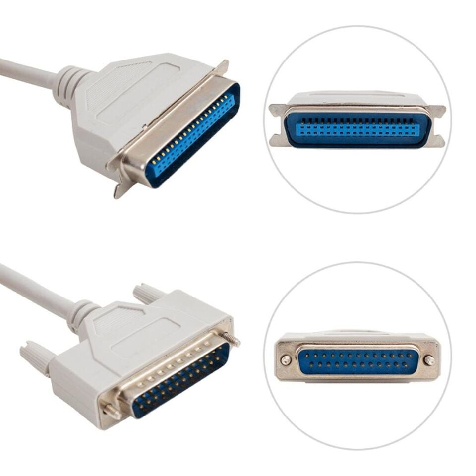 Ayt Powermaster PM-4940 Paralel Printer LPT 1.5 Mt Yazıcı Kablosu