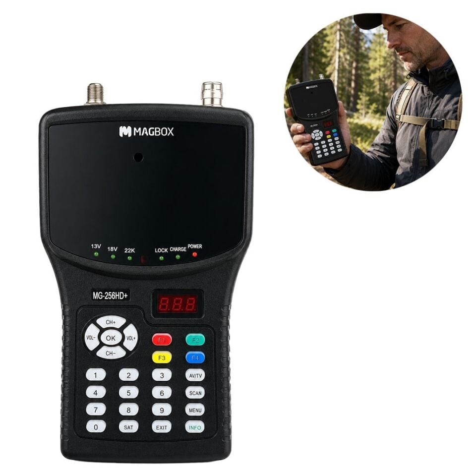 Magbox MG-256HD+ 4.3'' İnç Spektrumlu Uydu Yön Bulucu