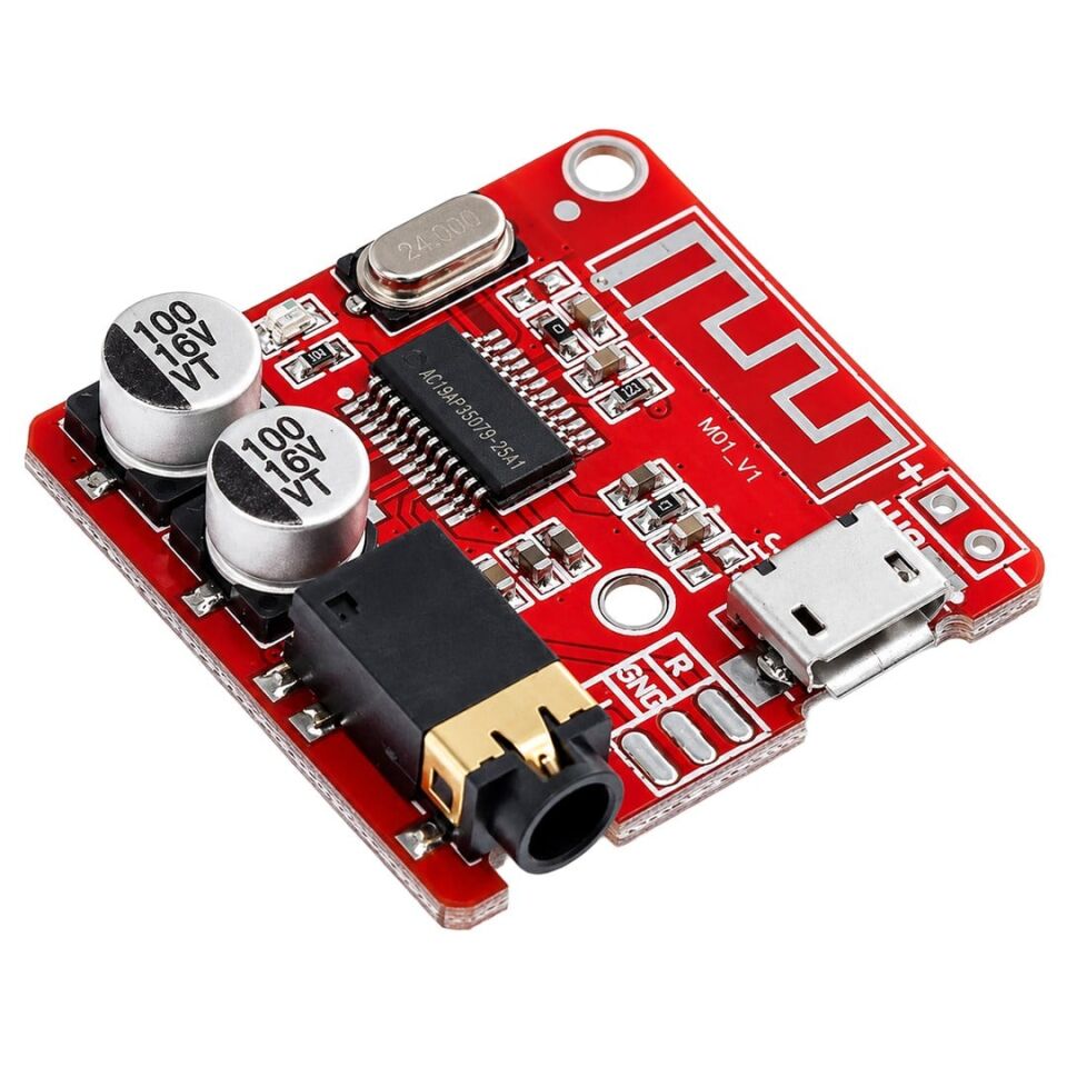 Magicvoice M01 Mp3 Bluetooth Kablosuz Ses Alıcı Modülü 15 Metre Çekim Mesafesi Jz-Bt-Mini