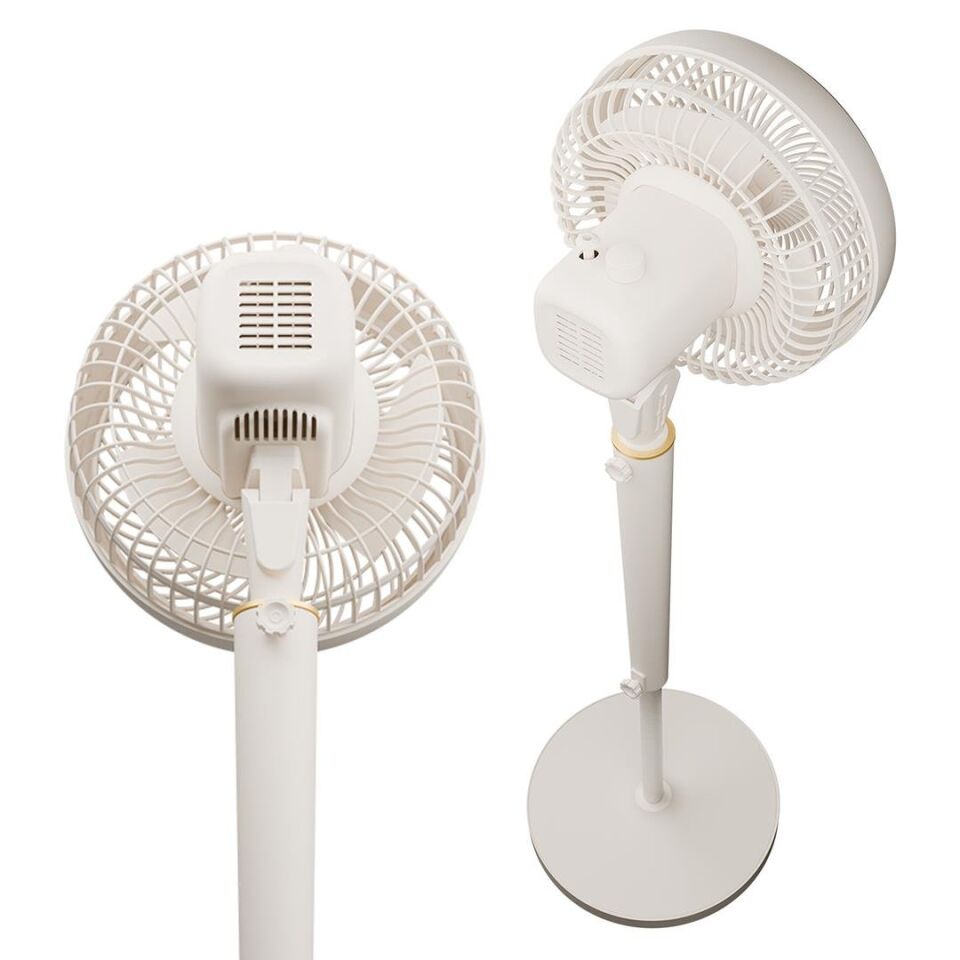 Everest Fan12 Dynabreeze 9 İnç 70 Watt 3 Hız Kademeli 2000RPM Çift Motorlu Vantilatör Krem Gold