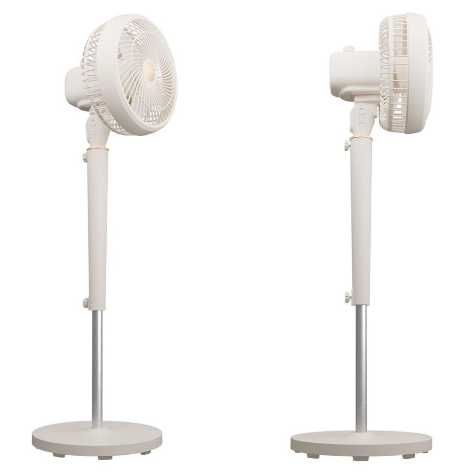 Everest Fan12 Dynabreeze 9 İnç 70 Watt 3 Hız Kademeli 2000RPM Çift Motorlu Vantilatör Krem Gold