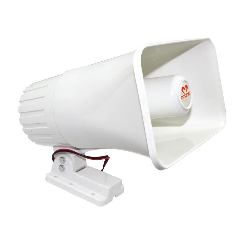 Magicvoice MV-908 300 Watt 8 Ohm Plastik Horn Hoparlör Okul Cami Açık Hava Dış Mekan Hoparlörü