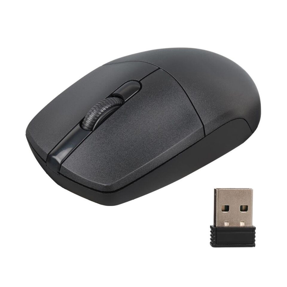 Philips SPK7347B Kablosuz USB 1200DPI Sessiz Optik Mouse Siyah